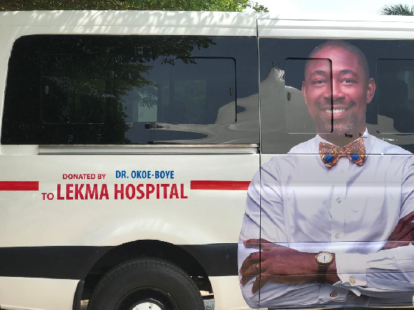 Health Minister Donates 20-Seater Bus to Lekma Hospital