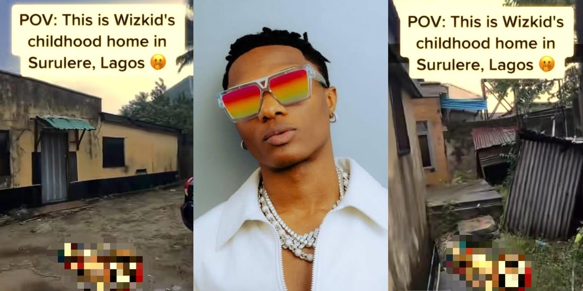 Wizkid’s Childhood Home in Surulere, Lagos, Goes Viral