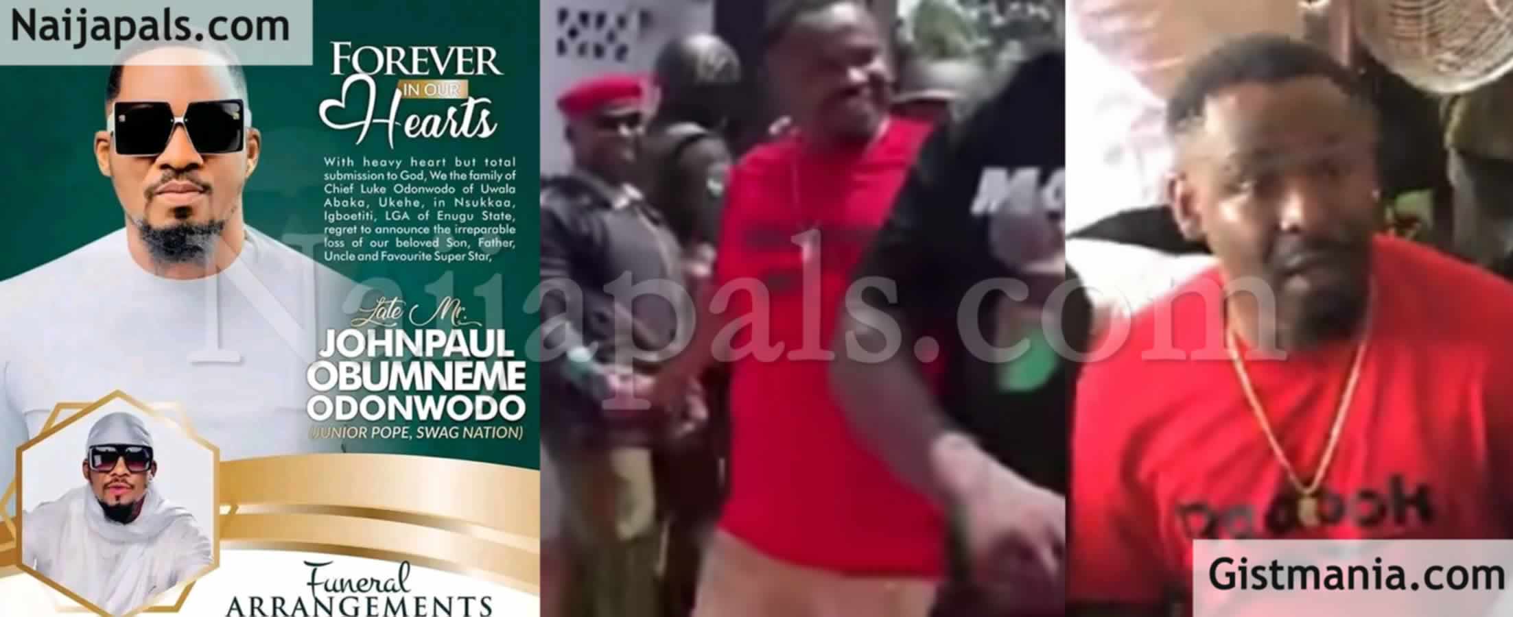 Angela Okorie Despises Zubby Michael’s Attire Worn to Junior Pope’s Funeral