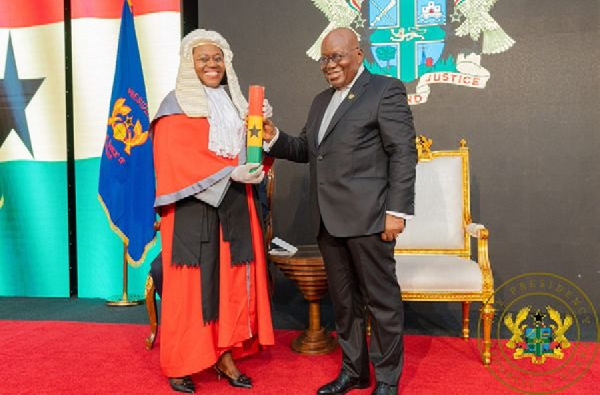 Chief Justice Affirms Akufo-Addo’s Commitment to Justice and Rule of Law