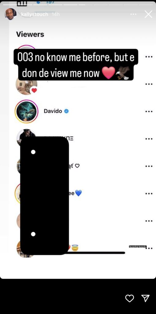 Viral Barber Kallystouch's Instagram Story