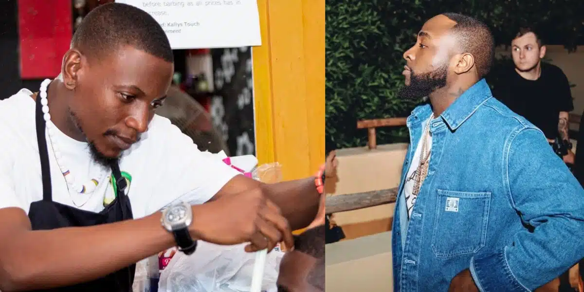 Abuja Barber Teases Davido for Watching His Instagram Story