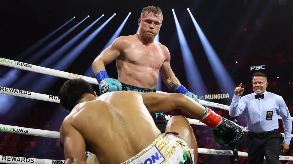 Canelo Alvarez Defeats Munguia on points to defend titles