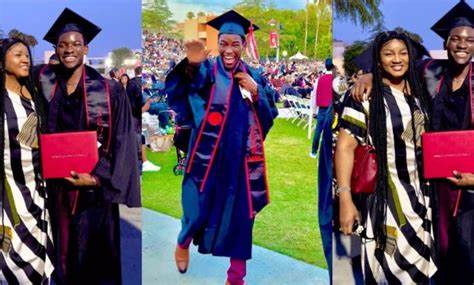 Omotola Jalade-Ekeinde’s Youngest Son Graduates from California State University