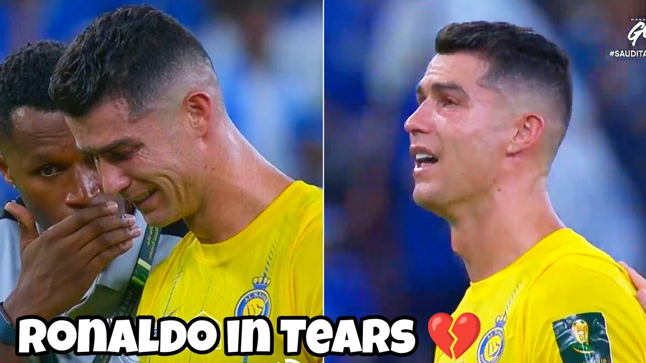 Ronaldo Couldn’t Hold Back Tears as Al Nassr Loses to Al Hilal in a Cup Final Banter