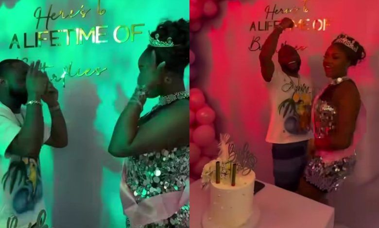 Bride-to-Be Chioma, Showcases Her Dance Moves at Surprise Bridal Shower