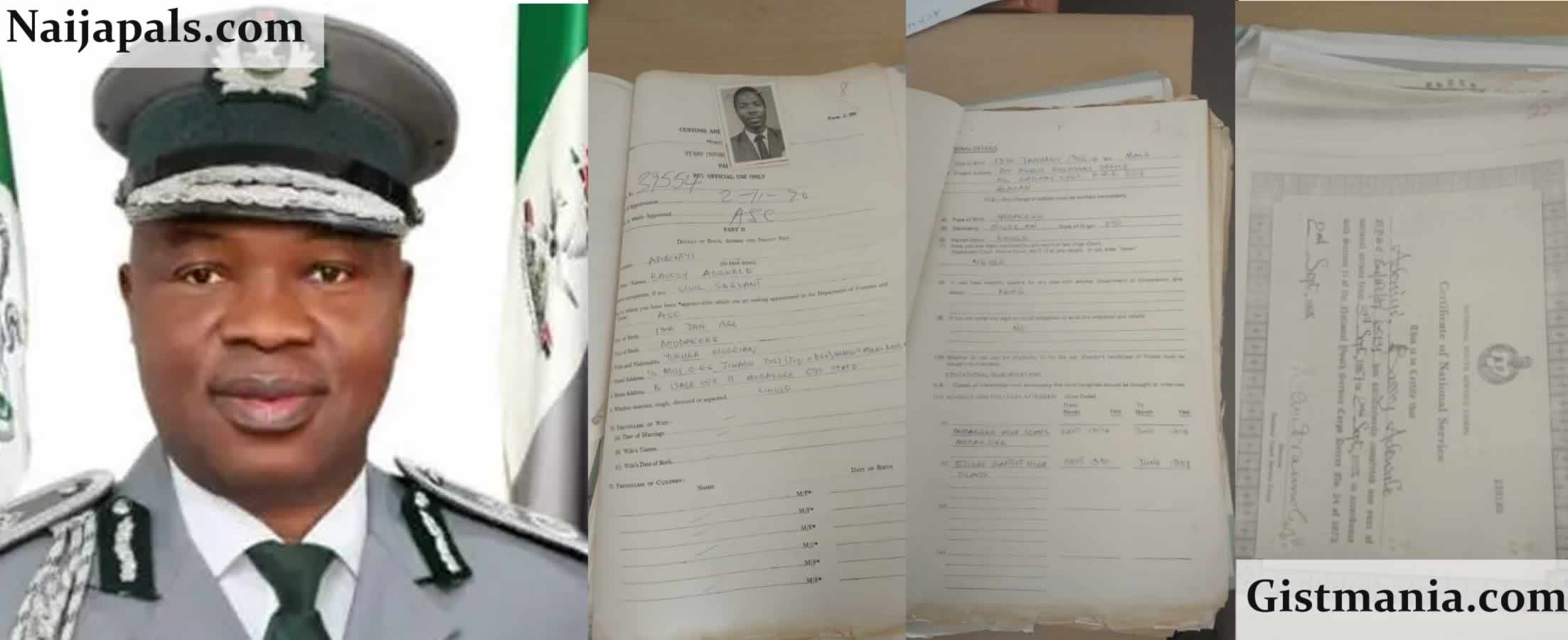 Customs Boss, Adeniyi Responds to Allegations of Age Falsification