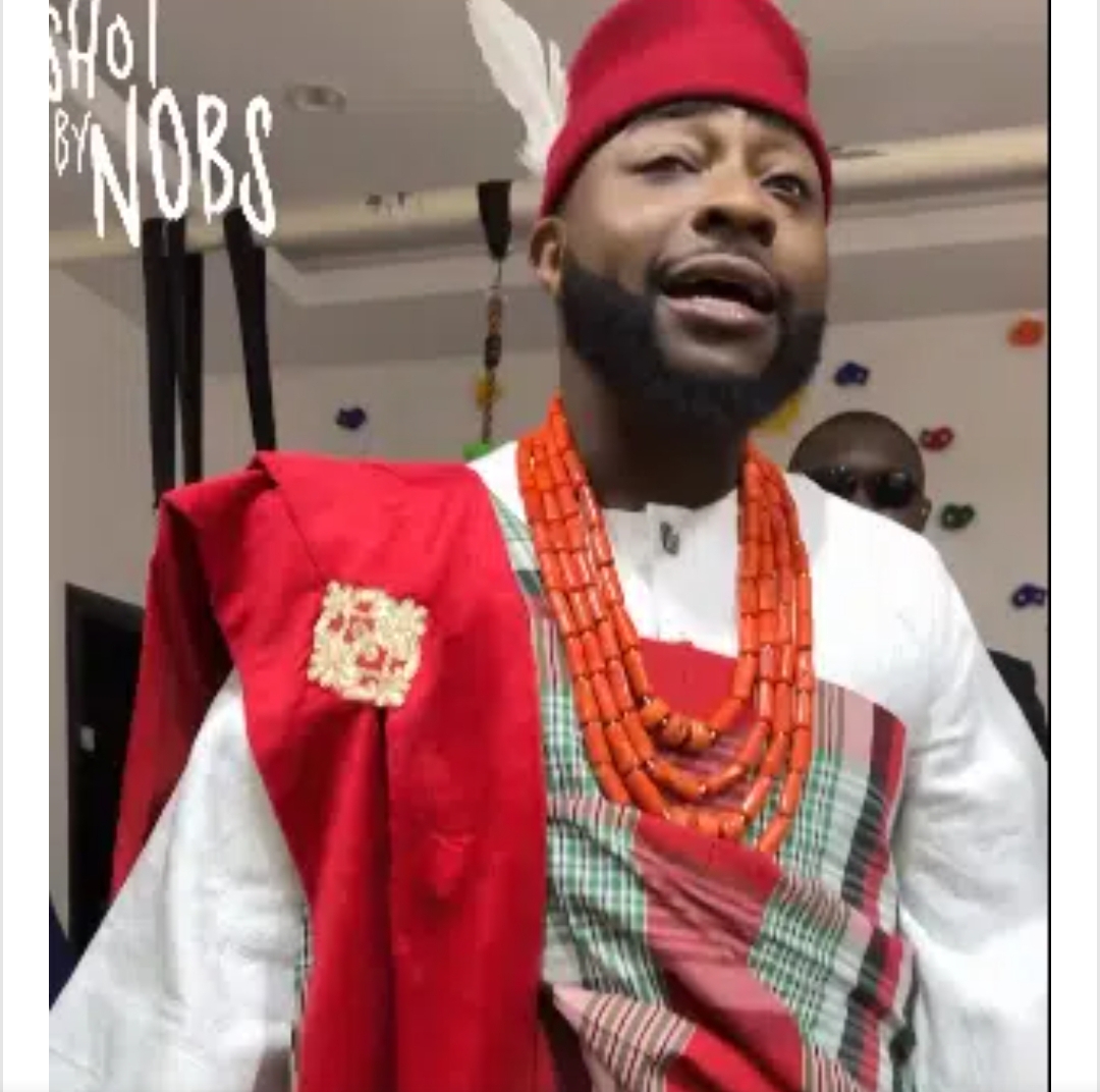 Davido Visits Cubana Chief Priest’s New Restaurant in Lagos