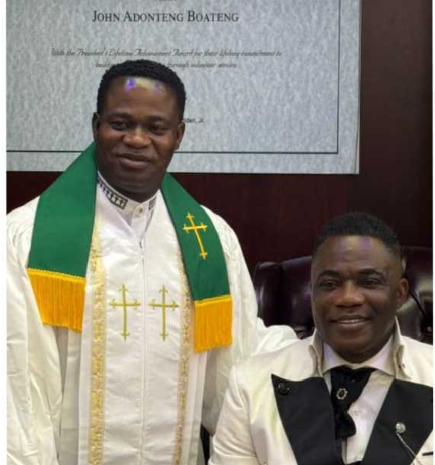 Great Ampong Ordained as Reverend Minister in the US
