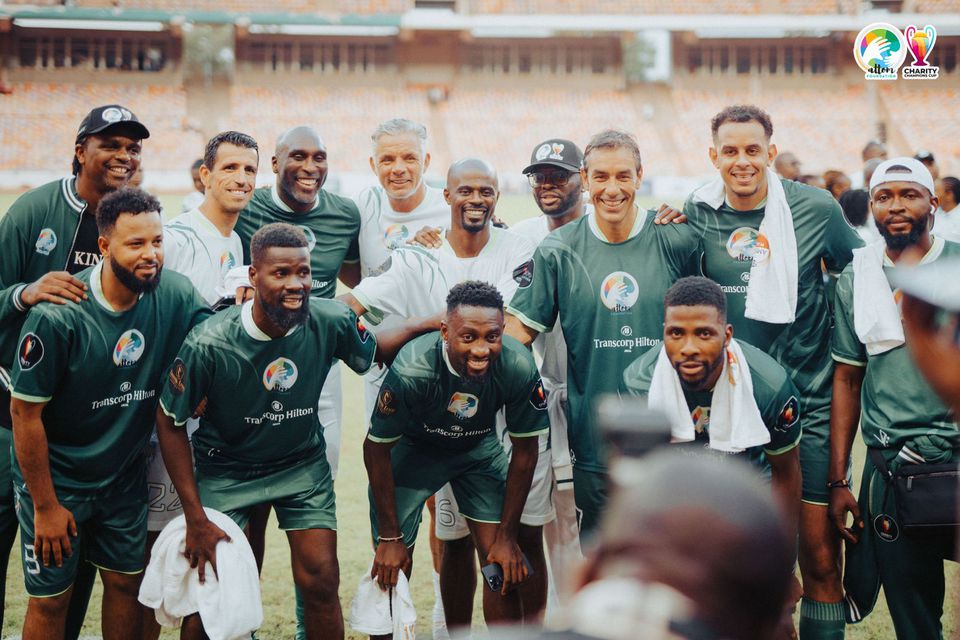 Iheanacho Excels as Kanu Leads Team Attom to Victory Against Okocha’s Side in Charity Champions Cup