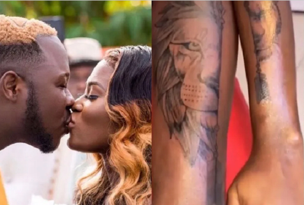 Fella Makafui Speaks on Why she kept Medikal’s Name Tattooed on Her Body