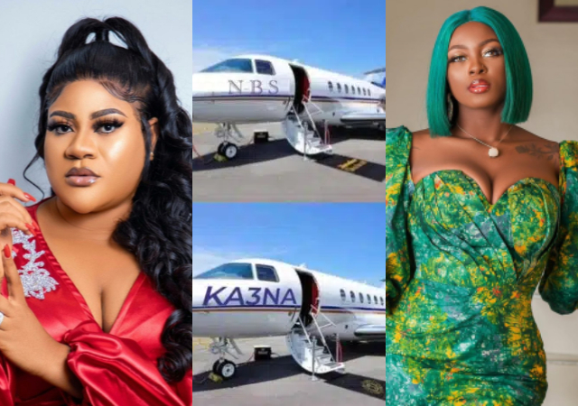 Nkechi Blessing Teases Ka3na While Flaunting Her New Jet