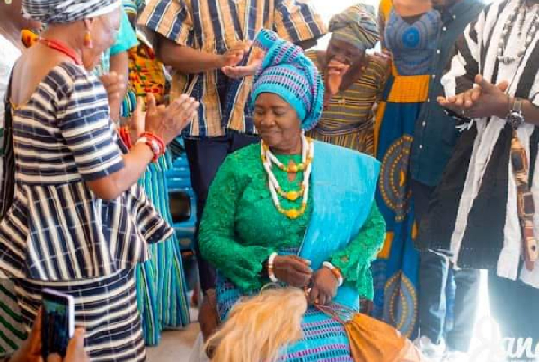 Prof Naana Jane Enskinned as Queen Mother of Sankana