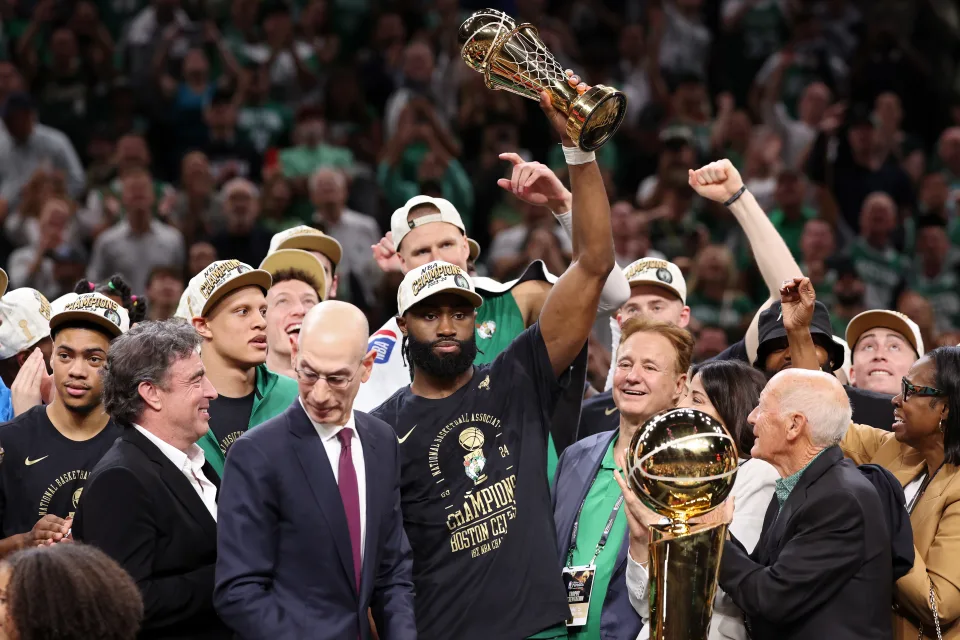 Celtics’ Jaylen Brown Wins 2024 Bill Russell NBA Finals MVP Award