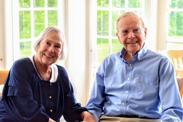 Mayor J. Warren Cassidy and wife Joan