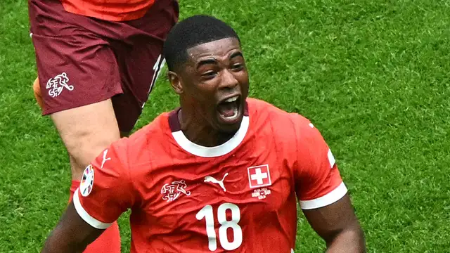 Ghanaian Striker Kwadwo Duah Scores in Switzerland’s Euro 2024 Victory