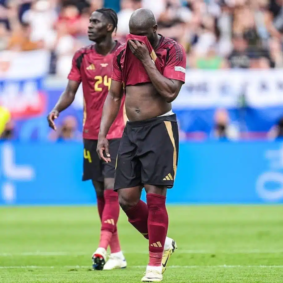 Romelu Lukaku and Andre Onana