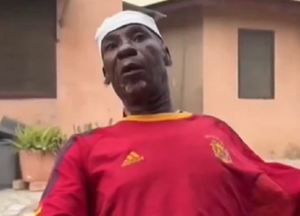 Video of Veteran Actor Emmanuel Armah Looking Frail Amid Stroke Battle Goes Viral