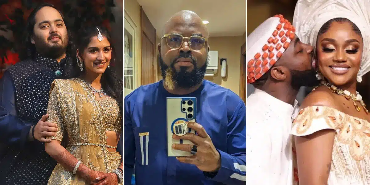 Influencer Pooja Mocks Davido, Compares His Wedding to Anant Ambani’s