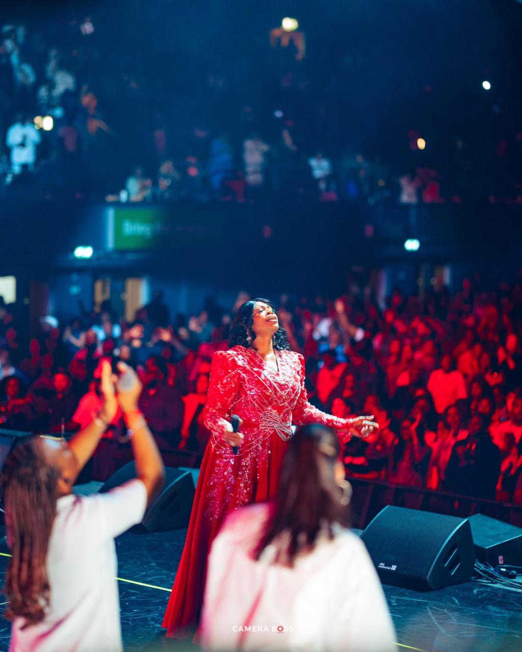 Sinach Captivates Sold-Out Crowd at OVO Wembley Arena Concert