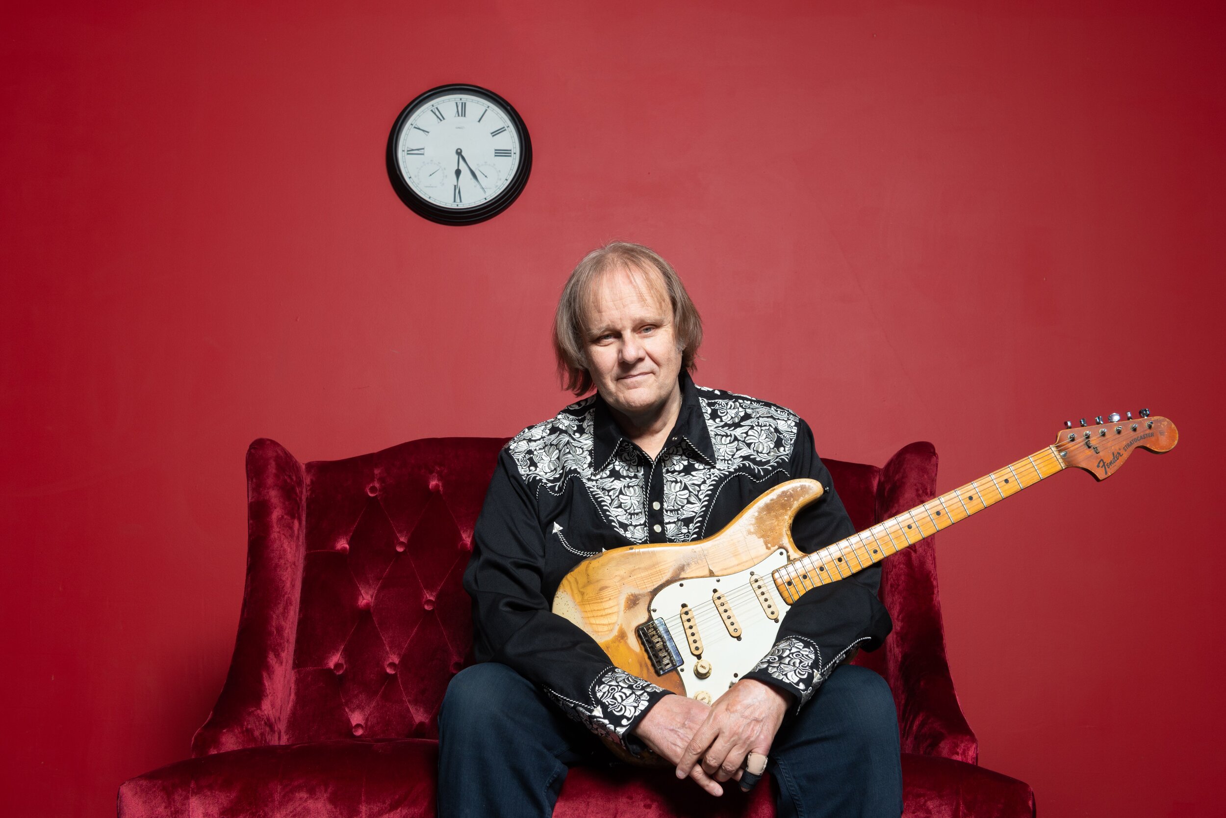When did Walter Trout collaborate with John Mayall and did Gary Moore ever perform with John Mayall?