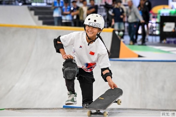 Meet Zheng Haohao, China’s 11-Year-Old Skateboarding Prodigy Heading to Paris 2024