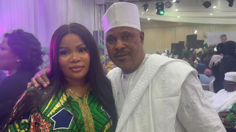 Saidi Balogun Attends Ex-Wife Faithia Williams’ Father’s Burial