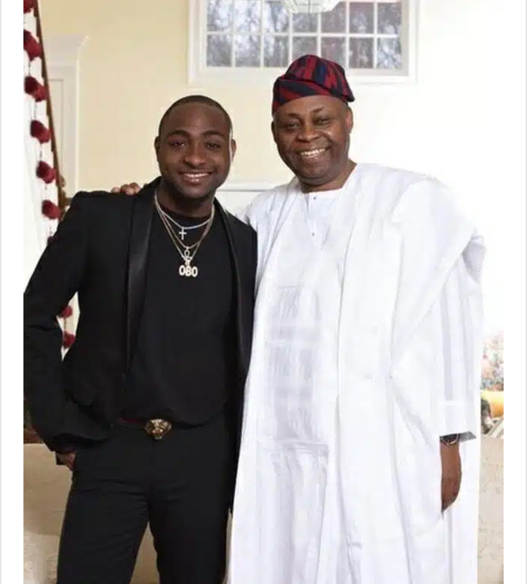 Davido Inspired By Father’s Charitable N1 Billion Donation to church