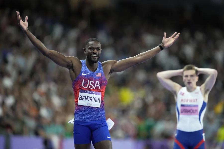 Paris Olympics: USA’s Rai Benjamin Surpasses Wins 400m Hurdles Olympic Gold