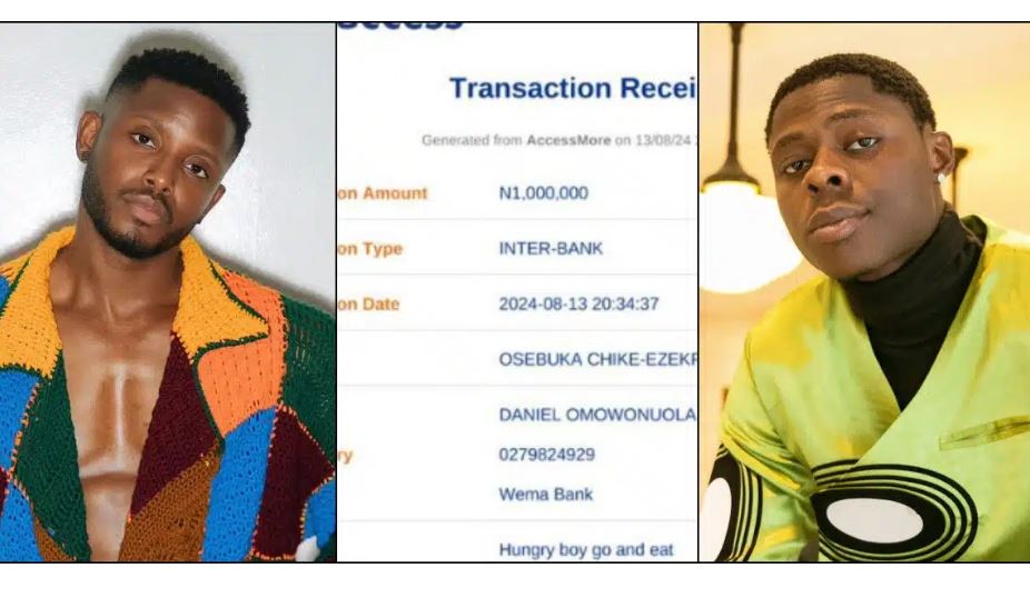 Chike Gifts Troll ₦1M After Being Accused of Gaining Fame from Mohbad’s Death