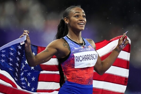 Sha’Carri Richardson Wins Her First Olympic Medal In 100-Meter Final In Paris
