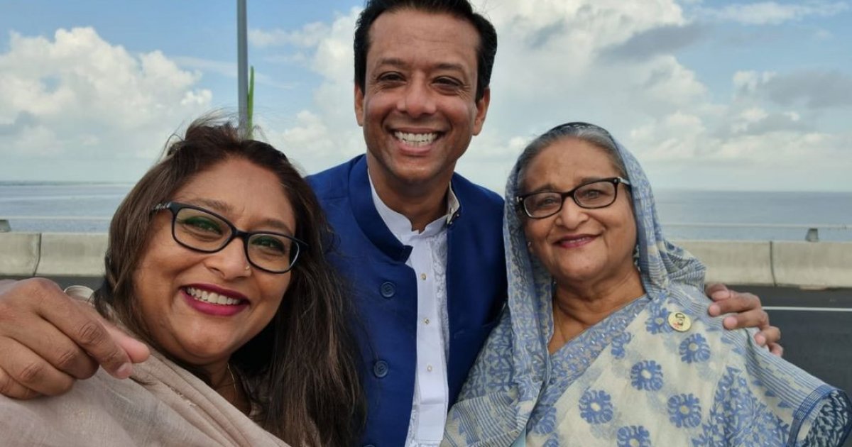 Meet Sheikh Hasina’s Children Sajeeb Wazed and Saima Wazed