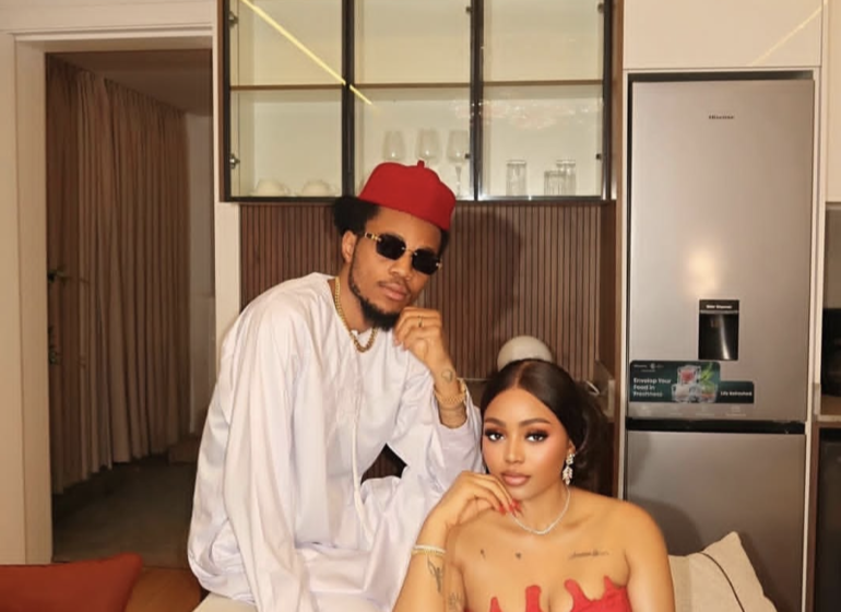 Regina Daniels and brother Sammy